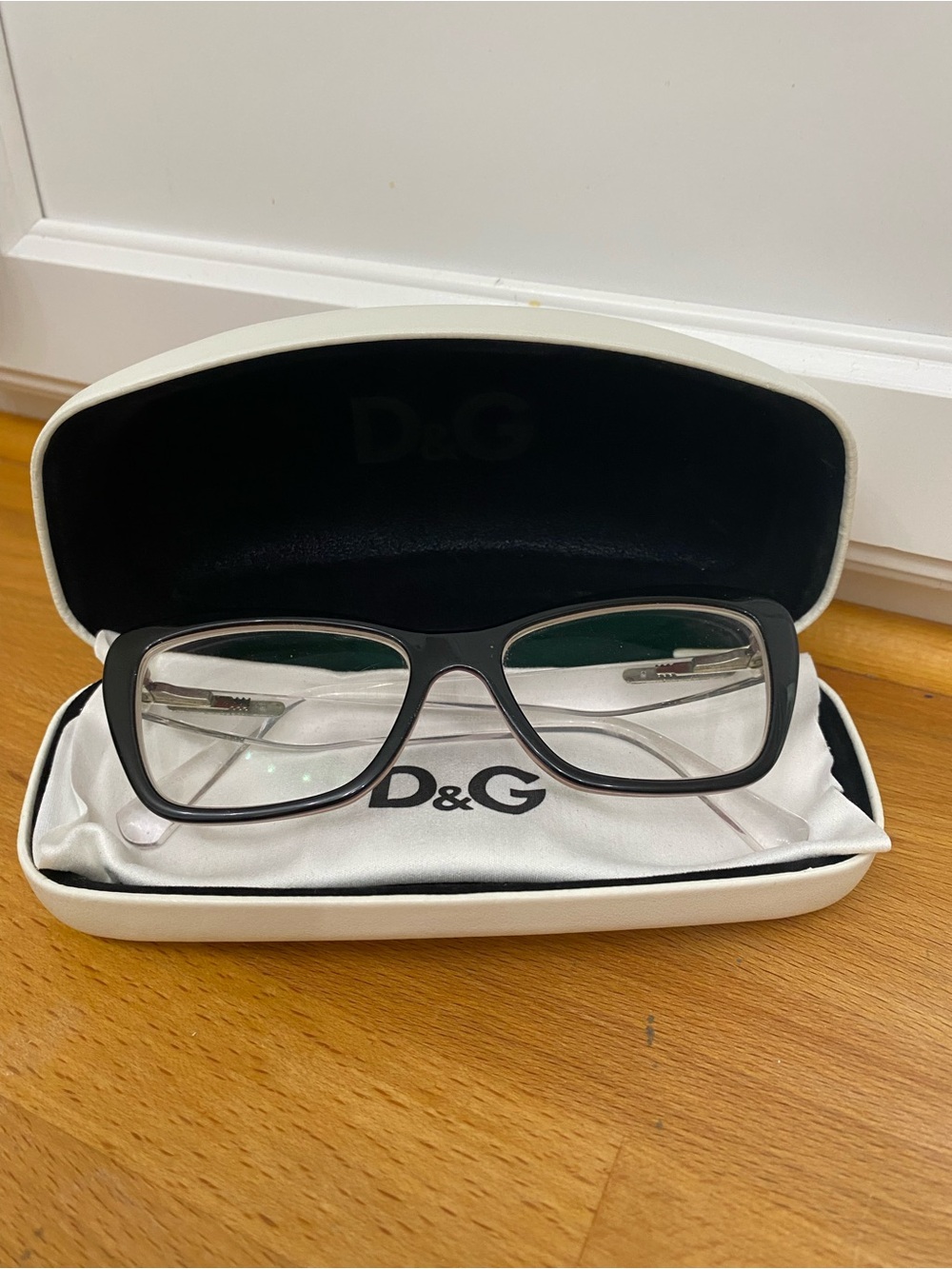 D&G Black and Pink Women's Eyeglasses (with branded case)